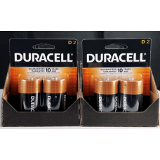 Batteries: BAT-DURACELL-D-2