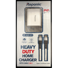 Apple Universal Dual Port Wall Charger USB Type C - Lightning Cable Combo - WegaCell: RP-HC815PD