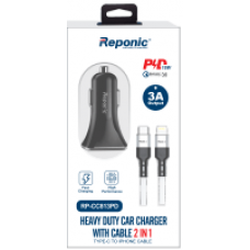 Apple Universal Dual Port Car Charger USB Type C Lighting Cable Combo - WegaCell: RP-CC813PD Apple Universal Dual Port Car Charger USB Type C Lighting Cable Combo - WegaCell: RP-CC813PD