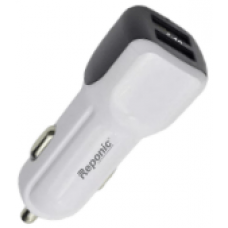 Universal Dual Port Fast Charging USB-USB Car Charger. Reponic: RP-CC812