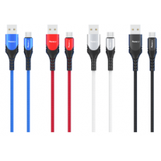 Android V8 Micro USB Braided Fast Charging 10 Ft Fabric Data Cable - Reponic: RP-CB363-MCR Android V8 Micro USB Braided Fast Charging 10 Ft Fabric Data Cable - Reponic: RP-CB363-MCR