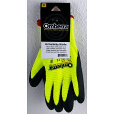 Gloves: GLV-NIT-HIVIS-YW-S