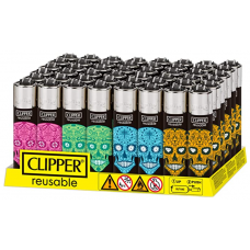 Lighters & Butane: LIT-CLIPPER-MEXICAN-SKULL Lighters & Butane: LIT-CLIPPER-MEXICAN-SKULL