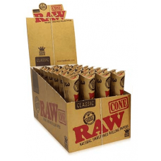 Rolling paper: ROL-RAW-CONE-CLASSIC-3-PK-KS-32CT