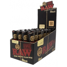 Rolling paper: ROL-RAW-CONE-CLASSIC-BK-3PK
