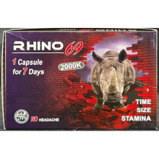 Herbal Supplements: SUP-RHINO-69-2000K