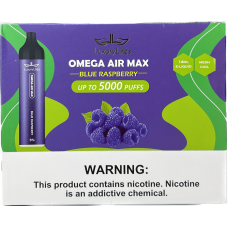 Vape: VAP-LUXURY-LITES-OMEGA-AIR-MAX-5K-BLUE-RASPBERRY