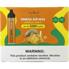Vape: VAP-LUXURY-LITES-OMEGA-AIR-MAX-5K-JUNGLE-JUICY