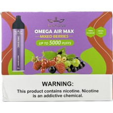 Vape: VAP-LUXURY-LITES-OMEGA-AIR-MAX-5K-MIXED-BERRIES