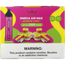 Vape: VAP-LUXURY-LITES-OMEGA-AIR-MAX-5K-RAINBOW-CANDY