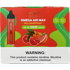 Vape: VAP-LUXURY-LITES-OMEGA-AIR-MAX-5K-RED-GRAPE-FRUI