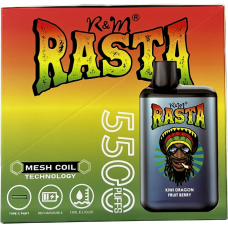Vape: VAP-R&M-RASTA-5500-KIWI-DRAGON-FRUI Vape: VAP-R&M-RASTA-5500-KIWI-DRAGON-FRUI