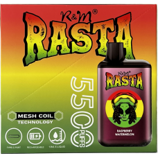 Vape: VAP-R&M-RASTA-5500-RASPBERRY-WATERM Vape: VAP-R&M-RASTA-5500-RASPBERRY-WATERM
