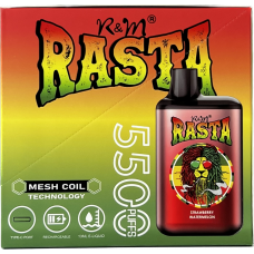 Vape: VAP-R&M-RASTA-5500-STRAWBERRY-WATER Vape: VAP-R&M-RASTA-5500-STRAWBERRY-WATER