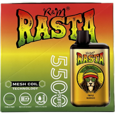 Vape: VAP-R&M-RASTA-5500-TRIPLE-MANGO Vape: VAP-R&M-RASTA-5500-TRIPLE-MANGO