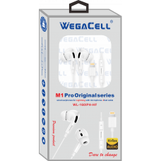 Apple Compatible In-Ear Stereo Earphone Noise Isolating Heavy Bass - WegaCell: WL-160IPH-HF Apple Compatible In-Ear Stereo Earphone Noise Isolating Heavy Bass - WegaCell: WL-160IPH-HF