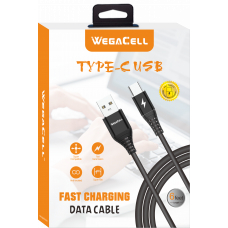 Android Type C USB Fast Charging 6 Ft TPE Data Cable - WegaCell: WL-6FTCBL177-TYC