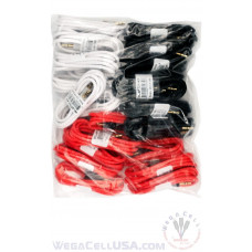 HiFi Stereo Sound Braided 4 Ft - Aux Cable - WegaCell: WL-4FT21-AX