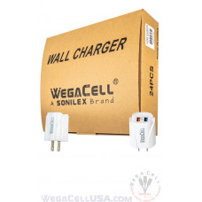Universal Dual Port Fast Charging USB - Home Wall Charger - WegaCell: WL-2USB03-HC