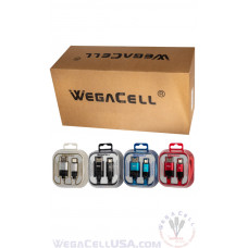 Android V8 Micro USB Braided Fast Charging 3 Ft TPE Data Cable - WegaCell: WL-3CBL11-MCR