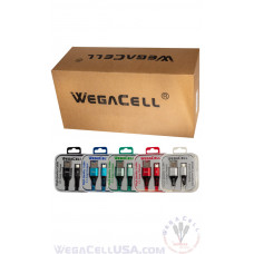 Android Type C USB Braided Fast Charging 3 Ft TPE Data Cable - WegaCell: WL-3CBL51-TYC