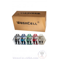 Android Type C USB Braided Fast Charging 3 Ft TPE Data Cable - WegaCell: WL-3CBL52-TYC