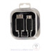 Android V8 Micro USB Braided Fast Charging 3 Ft TPE Data Cable - WegaCell: WL-3CBL89-MCR