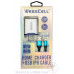 Apple Compatible Universal Dual Port Wall Charger Lightning Cable Combo - WegaCell: WL-1602IPH-2HC