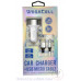 Android Universal Dual Port Car Charger V8 Micro Cable Combo - WegaCell: WL-1604MCR-2DCH