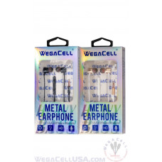 In-Ear Stereo Earphone Noise Isolating Heavy Bass - WegaCell: WL-66EP-HF In-Ear Stereo Earphone Noise Isolating Heavy Bass - WegaCell: WL-66EP-HF