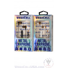 In-Ear Stereo Earphone Noise Isolating Heavy Bass - WegaCell: WL-222EP-HF In-Ear Stereo Earphone Noise Isolating Heavy Bass - WegaCell: WL-222EP-HF