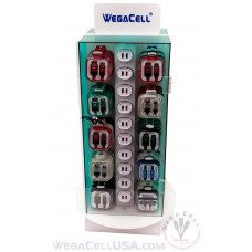 Rotating Double-Sided Lockable Counter Display Rack 100 pcs. Model No. WegaCell: WL-9906AS Rotating Double-Sided Lockable Counter Display Rack 100 pcs. Model No. WegaCell: WL-9906AS