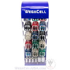 Lockable Counter Display Rack 118 pcs. Model No. WegaCell: WL-9916ASD