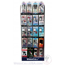 Floor Display Rack 72 pcs. Model No. WegaCell: WL-9924FD