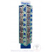 Rotating Floor Display Rack 192 pcs. Model No. WegaCell: WL-9992FD